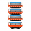 Gillette Fusion 5 kazety do žiletiek 4 ks. (4X GILLETTE FUSION 5 VLOŽKY NOŽOV ORIGINÁL)