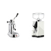 La Pavoni Stradivari Lusso + Eureka Mignon Silenzio, CR white