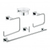 GROHE Essentials Cube - Sada doplnkov do kúpeľne 5v1, chróm 40758001