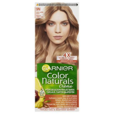 Garnier Color Naturals Créme permanentná žiarivá farba na vlasy 40 ml odtieň 9n nude extra light blonde pre ženy