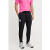 Tréningové nohavice Under Armour Rival Terry čierna farba, s potlačou, 1390144 XL