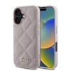 Guess PU Leather Quilted zadný kryt pre iPhone 16 Pink