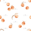Peach - white 40 cm - Obchod s látkami (metráž) by Zanet