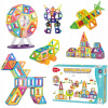 MAGNETICKÉ STAVEBNÉ BLOKY 3D SADA 128 DIELOV PRE DETI