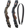 Stred loveckého luku WNS Black Wolf 17˝ carbon black/ camo/ green / bronze