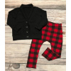 The Clover Kids 128 čierna, červená sada (4f Girls 'Set Leggings Junior 158 T -shirt)