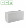 SPECTRUM - SCATOLLO 8W - fasádne svietidlo 180° IP54 200x100x75mm 230V CCT - Biele