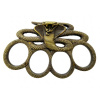 Boxer na ruku mosadzný Snake - zlatý