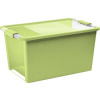 Box s vekom KIS Bi-Box L, 40L, svetlý zelený, 35x55x28 cm
