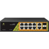 Conexpro GNT-P1012G6, PoE switch, 10x LAN, 8x PoE, 2x SFP