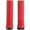 OXFORD gripy DRIVER MTB LOCK-ON so skrutkovacími objímkami červená dĺžka 130 mm 1 pár