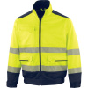 Delta Plus M2VE3STRHV Reflexná strečová bunda fluo žltá/námornícka modrá M