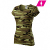 MALFINI CAMO PURE C22 Tričko dámske C223413 S 34 camouflage green