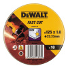 Brúsny kotúč Dewalt Fast Cut dt3507-qz 10 ks 115 x 1 x 22,23 mm