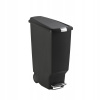 SIMPLEHUMAN – Pedálový odpadkový kôš SLIM 40L – čierny