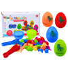 LEAN TOYS Triedenie dinosaurích vajec – 6 kusov