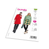 Strih Burda 5868 - Áčková sukňa