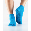 ANKLE nízke ABS prstové ponožky ToeSox azurová S