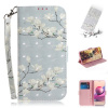 Peňaženkové 3D kožene puzdro na Xiaomi Redmi Note 10/10S - Magnolia