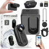 Full HD 1080P magnetický držiak, klip na vodítko Mini športová kamera s WiFi
