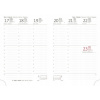 Diár týždenný A5 Flexio - zelená 2025, 14,5 × 20,5 cm