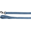 Flamingo Leash Oxana Blue - nylonové vodítko pre psa, modré, s karabínou, 130cm - 25mm