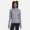 Nike Pacer Women's Long-Sleeve 1/2-Zip Running Top Smoke Grey 14 (L)