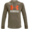 Under Armour Mikiny Rival Terry Logo Hoodie Béžová