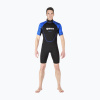 Pánsky neoprénový oblek Mares Shorty Manta 2 mm black/blue 412458