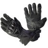Cappa Racing Rukavice moto Cap kožené dlhé čierne XS