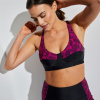 Plavková bolerková podprsenka bez kostíc čierna/fuksia 085 Blancheporte