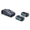 Festool Festool napájecí sada 18V 2xTBX4/TCL6 578731