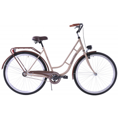 KOZBIKE Mestský bicykel Orlando Holand Retro 1172 1 prevodový Kávovo hnedý 28" 20" 2024