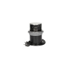 Zásuvkový blok kulatý ORNO OR-AE-1381, 3x zásuvka, 2x USB nabíjecí, barva nere