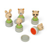 Bigjigs Toys Drevené atramentové pečiatky Zvieratká 1 ks