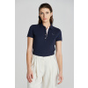 POLOKOŠEĽA GANT CONTRAST COLLAR SS PIQUE POLO EVENING BLUE