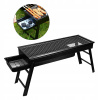 Rossner gril na drevené uhlie 60 x 22 cm (PRENOSNÝ KUFOR TURISTICKÝ GRIL SKLADACÍ XXL)