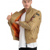 Alpha Industries Ma-1 DQ Jacket bunda pánska khaki Veľkosť: S, Farba: hnedá, piesková