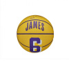 Basketbalová lopta Wilson Nba Player Icon Mini Lebron Purpurová (Veľkosť 3)