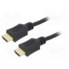 Cable HDMI 2.0 HDMI plug,both sides PVC 3m black 30AWG