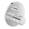 Duravit C.1 - Vaňová termostatická batéria pod omietku, na 2 spotrebiče, chróm C15200014010