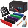 GUMY DO ĆWICZEŃ ZESTAW 5 GUM OPOROWYCH FITNESS MINI POWER BAND LINE SPORT