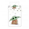 Jerry Fabrics Obliečky bavlna Star Wars Baby Yoda 140x200, 70x90 cm