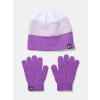 Under Armour Dievčenská čiapka G Beanie Glove Combo Fialová OSFA