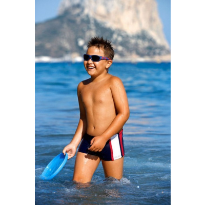 Chlapčenské plavky boxerky Lorin 8 - do 152 140 Tmavomodrá