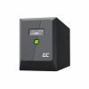Green Cell UPSLM900 Záložní zdroj UPS Greencell 1500VA 900W PowerProof s LCD displejem modifikovaný sinus (Zdroj UPS Green Cell chrání zařízení před výpadky proudu, ztrátou dat a účinky přepětí.)