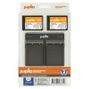 Jupio Set 2x Battery BLX-1 2280mAh + USB Dual Charger pro OM system