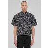 Laser Camo Printed Boxy Shirt - blacklasercamo 3XL