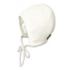 STERNTALER Čiapka pletená bavlna čepiec na viazanie ecru uni veľ. 39 cm- 3-4 m