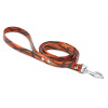 Firedog BioThane Vodítko 19 mm 1,2 m s rúčkou camo oranžové
